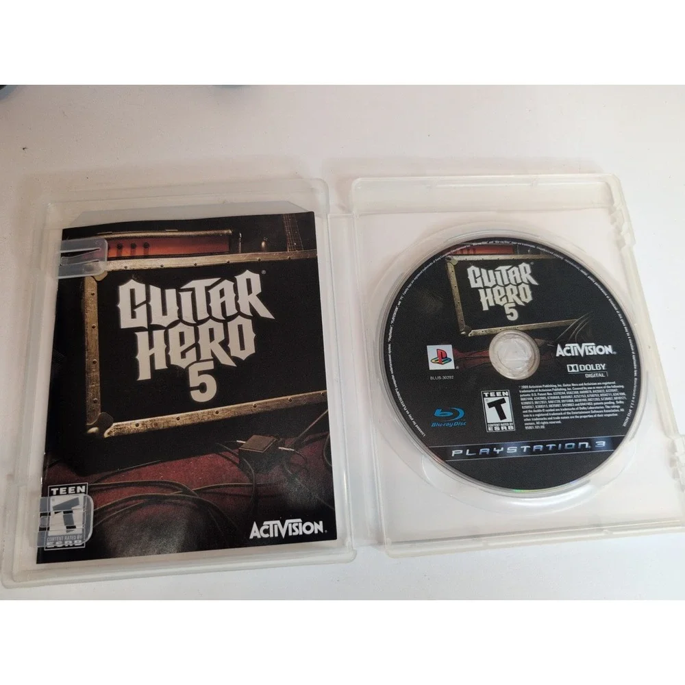 Guitar Hero 5 (Sony PlayStation 3 PS3, 2009)